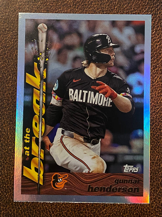 Gunnar Henderson - 2024 Topps Archives - 1995 At the Break - Orioles