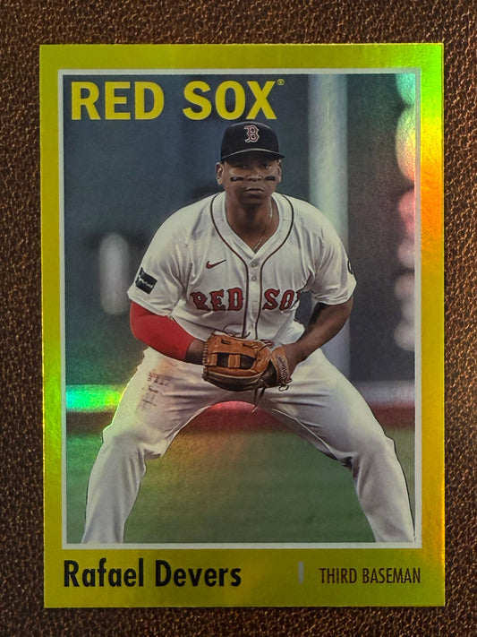 Rafael Devers - 2024 Topps Archives - Yellow Foil - Red Sox