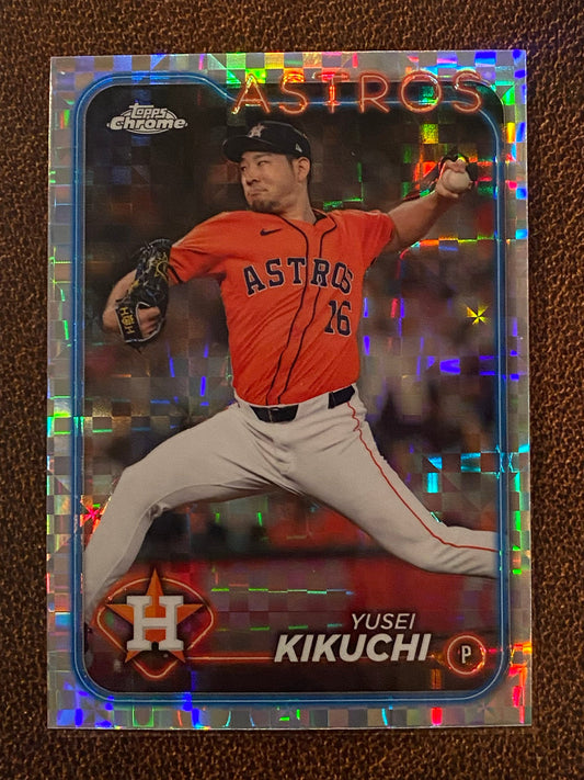 Yusei Kikuchi - 2024 Topps Chrome Update - XFractor - Astros