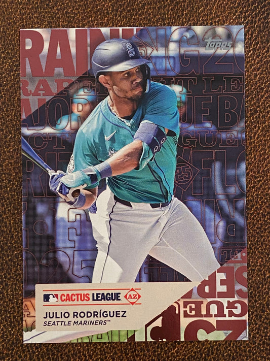 Julio Rodriguez - 2025 Topps Series 1 - Training Ground - Mariners