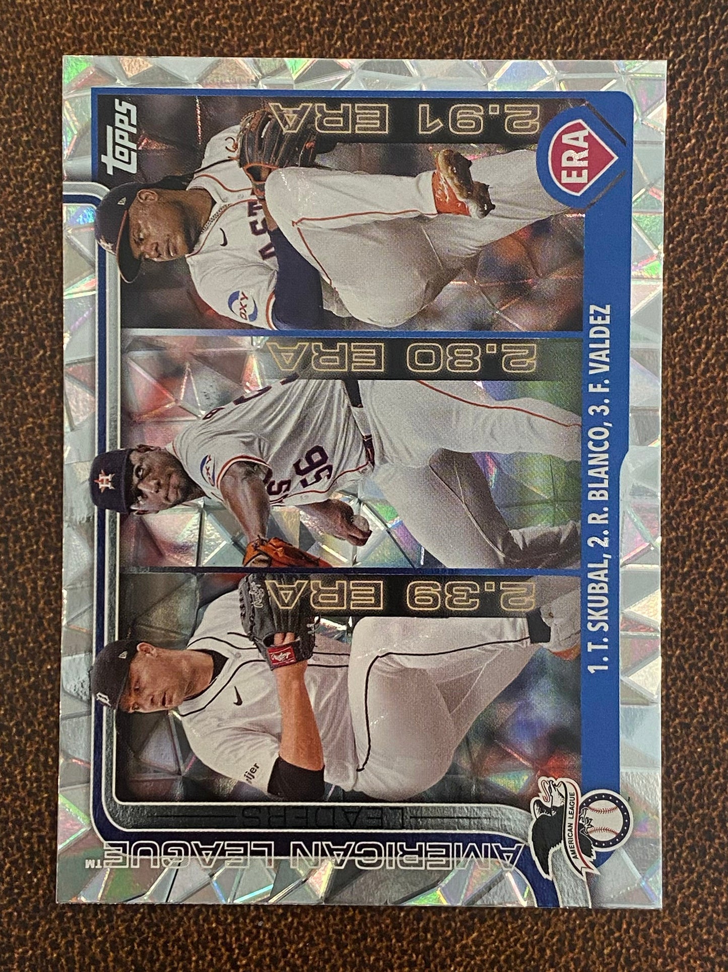 Tarik Skubal / Ronel Blanco / Framber Valdez - 2025 Topps Series 1 - Diamante - Tigers