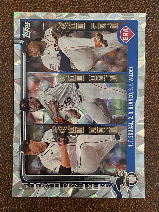 Tarik Skubal / Ronel Blanco / Framber Valdez - 2025 Topps Series 1 - Diamante - Tigers