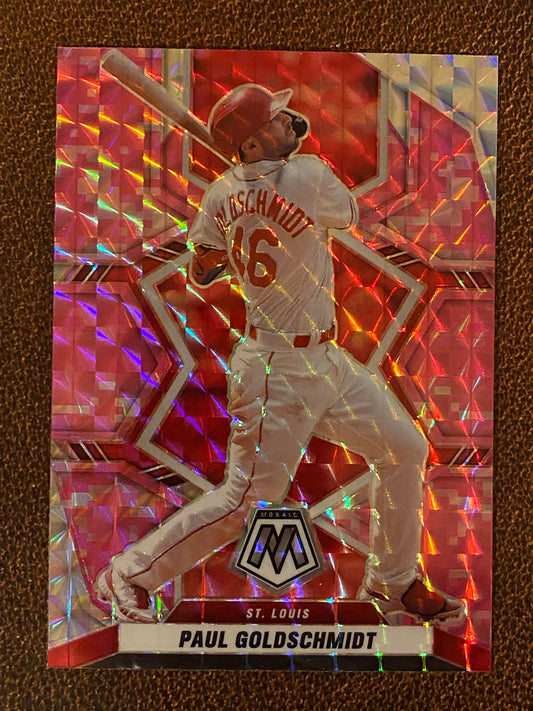 Paul Goldschmidt - 2022 Mosaic - Pink Camo - Cardinals