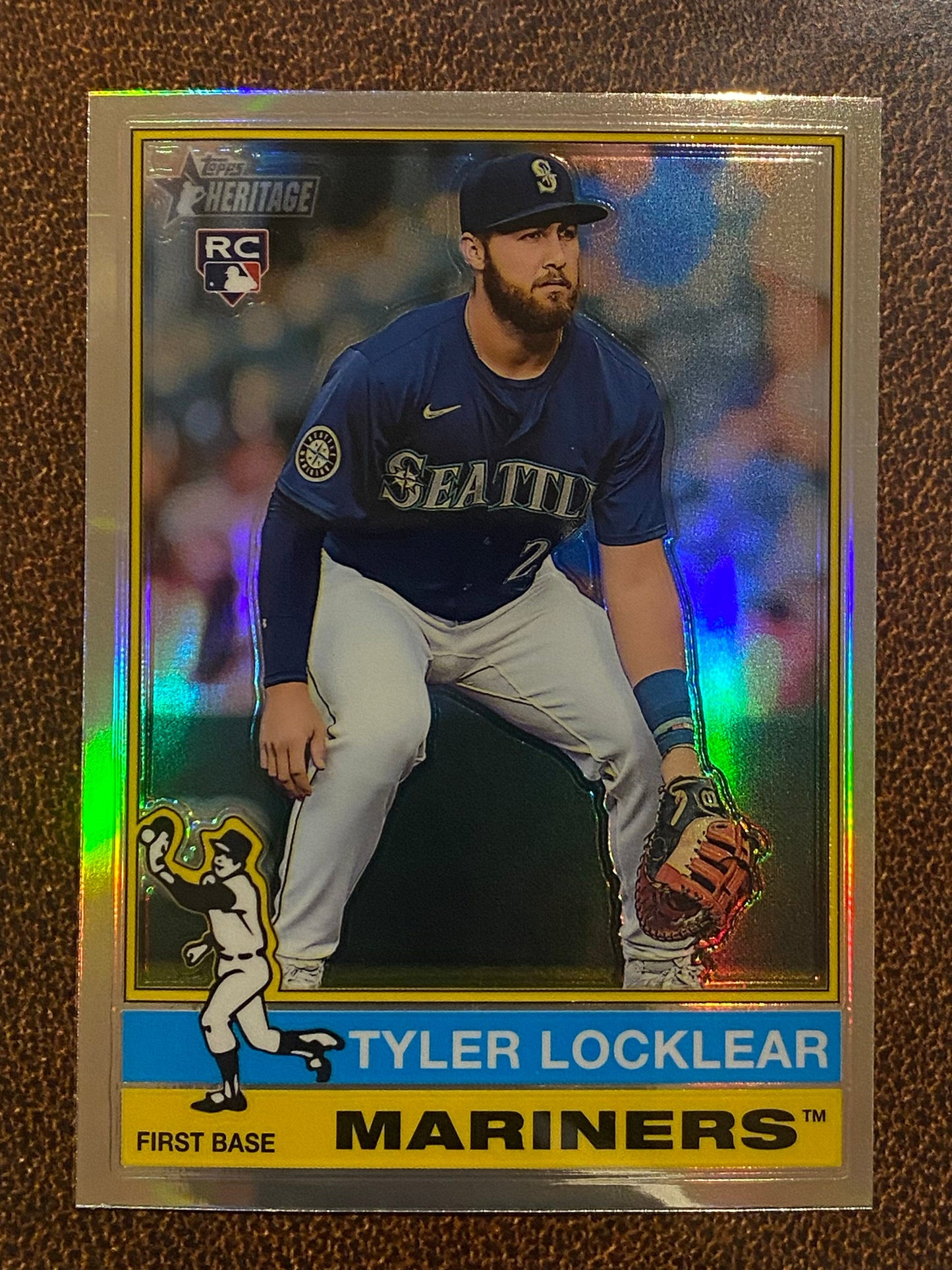 Tyler Locklear - 2025 Topps Heritage - Refractor - Mariners
