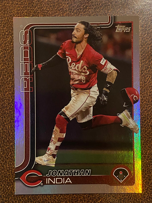 Jonathan India - 2025 Topps Series 1 - Rainbow Foil - Reds
