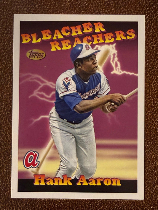 Hank Aaron - 2025 Topps Update - Bleacher Reachers Insert - Braves