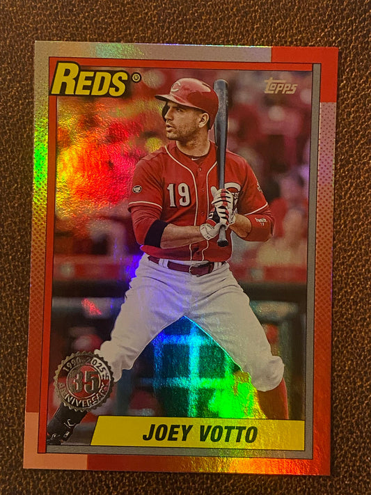 Joey Votto - 2025 Topps Update - 1990 Foil Insert - Reds