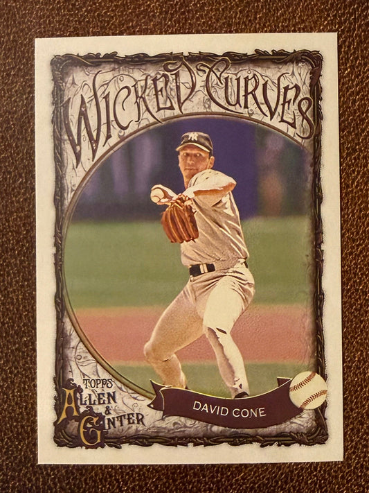 David Cone - 2025 Allen & Ginter - Wicked Curves - Yankees