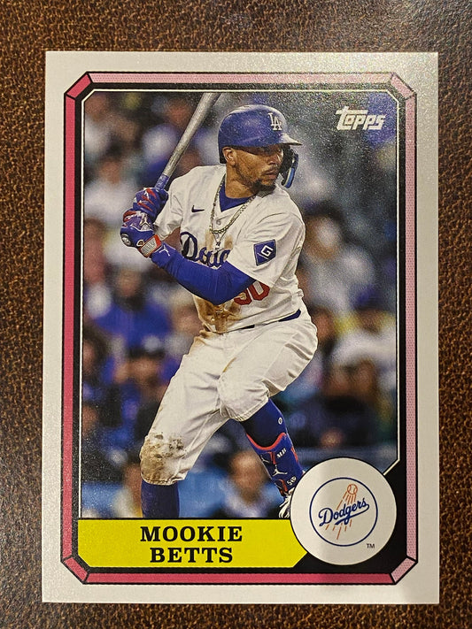 Mookie Betts - 2025 Topps Archives - Boardwalk Insert - Dodgers