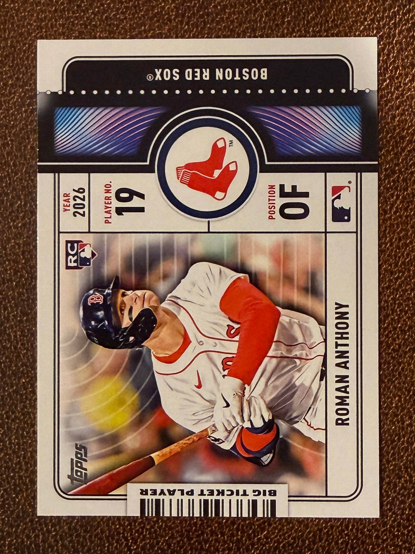 Roman Anthony - 2026 Topps Series 1 - Big Ticket Player Insert - Red Sox