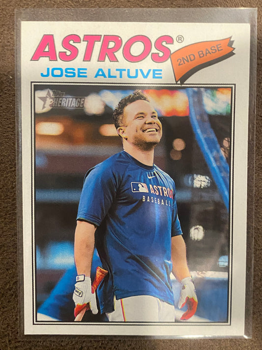 Jose Altuve - 2026 Topps Heritage - Image Variation - Astros