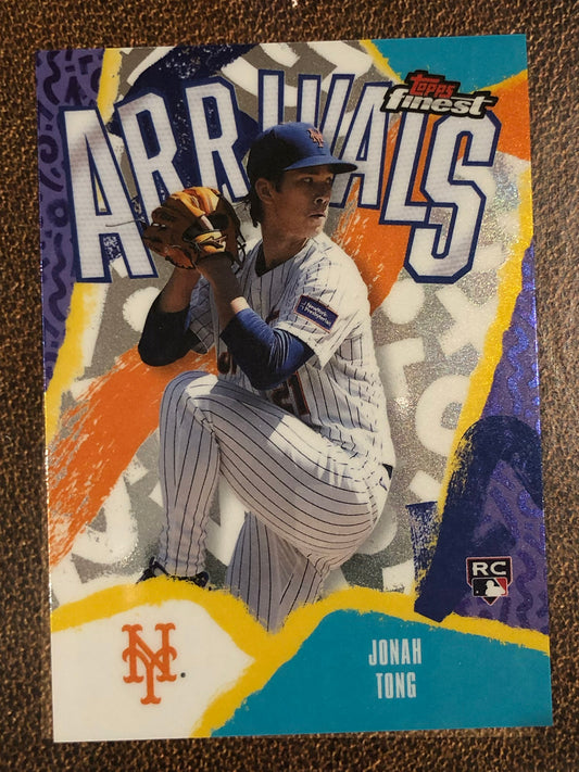 Jonah Tong - 2026 Topps Finest - Arrivals - Mets