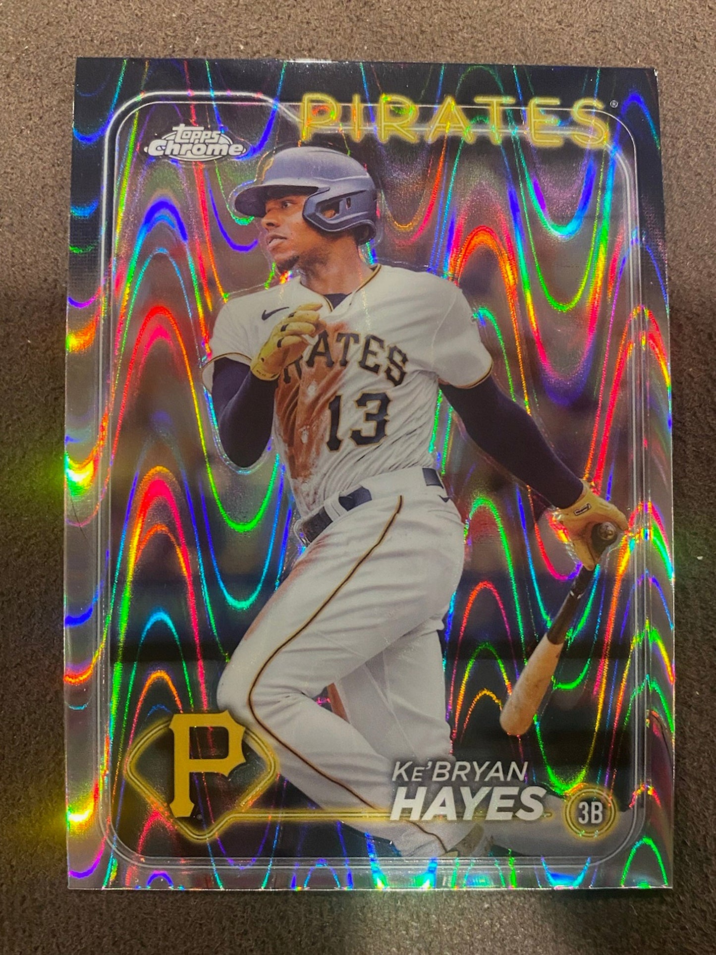 KeBryan Hayes - 2024 Topps Chrome - Raywave Refractor - Pirates