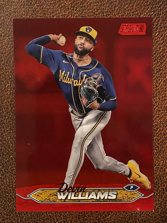 Devin Williams - 2024 Topps Stadium Club - Red Foil - Brewers