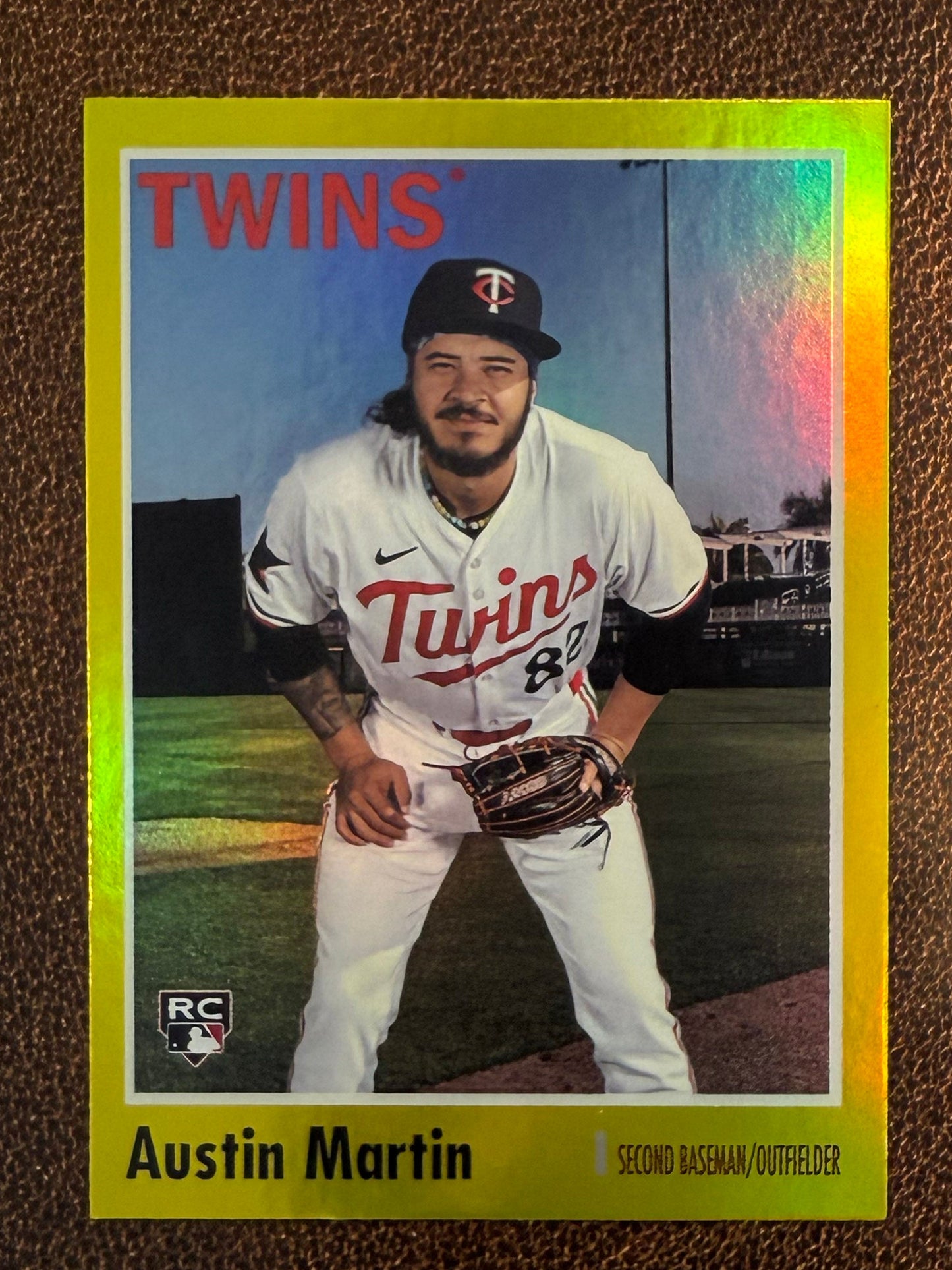 Austin Martin - 2024 Topps Archives - Yellow Foil - Twins