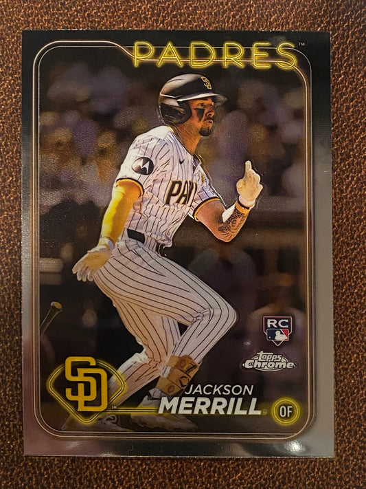 Jackson Merrill - 2024 Topps Chrome - Base Rookie - Padres