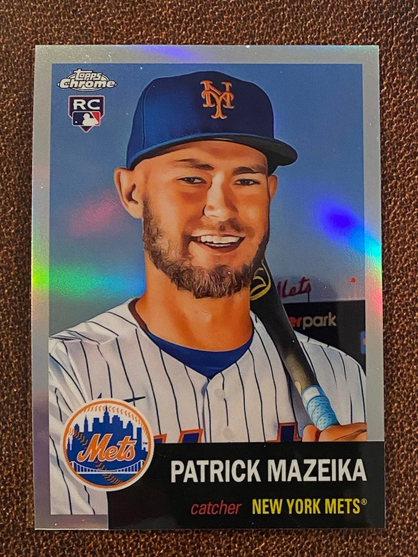 Patrick Mazeika - 2022 Topps Chrome Platinum Anniversary - Refractor - Mets