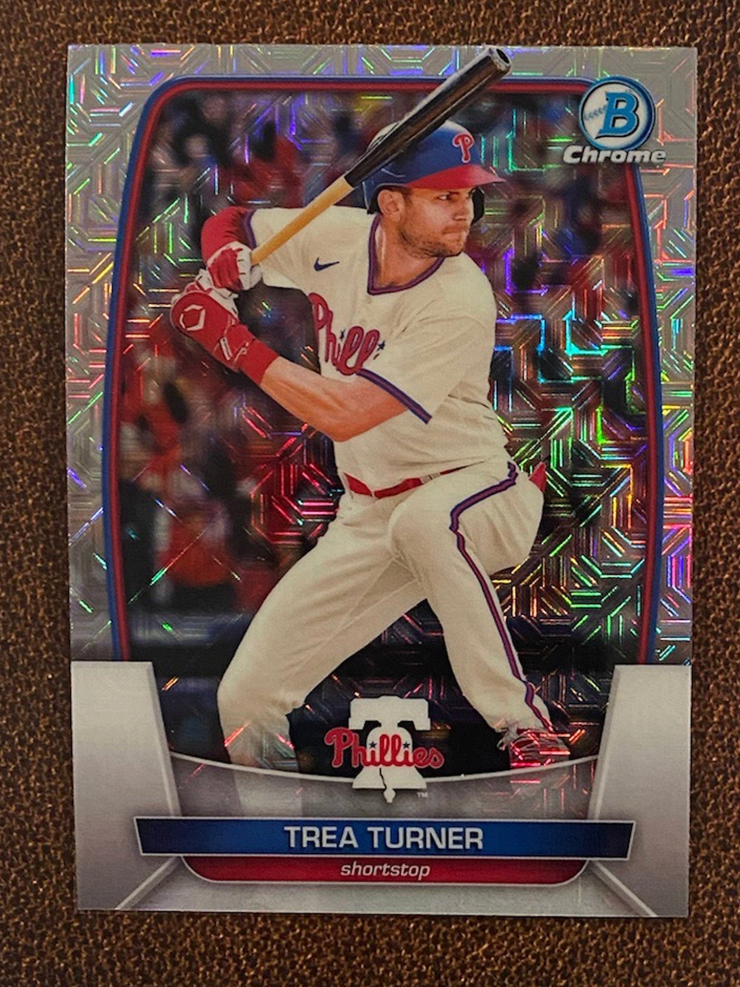 Trea Turner - 2023 Bowman - Mega Box Mojo Refractor - Phillies