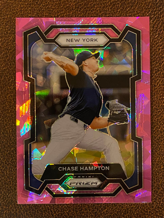 Chase Hampton - 2024 Panini Prizm - Pink Ice Mega - Yankees