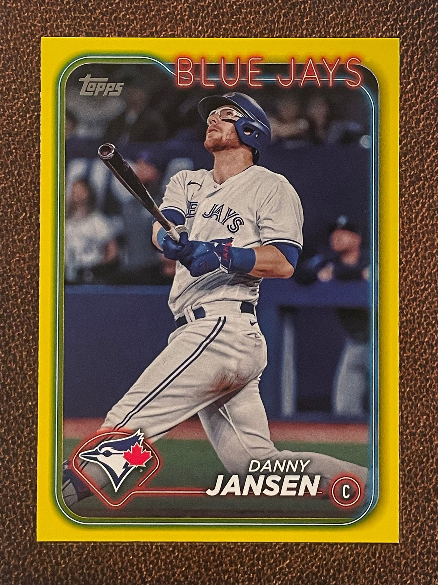 Danny Jansen - 2024 Topps Series 1 - Yellow Parallel - Blue Jays