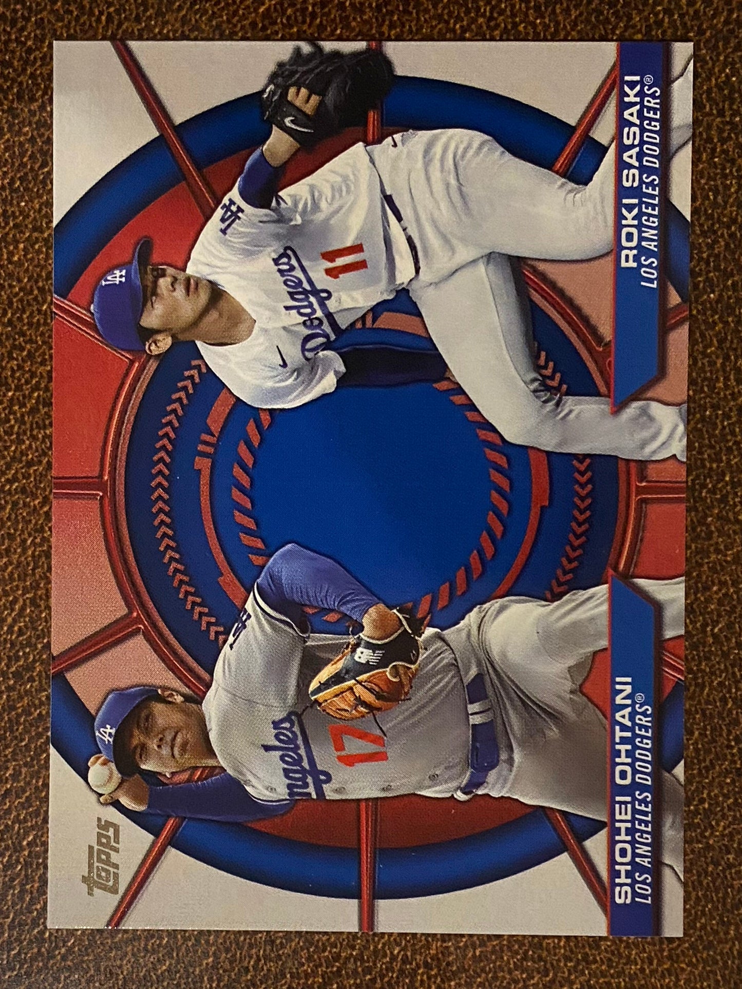 Shohei Ohtani/Roki Sasaki - 2025 Topps Series 2 - Dynamic Duo Insert - Dodgers