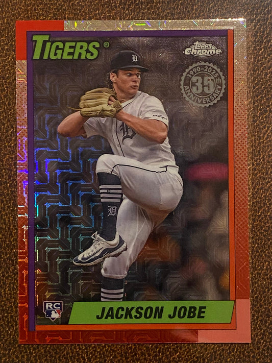 Jackson Jobe - 2025 Topps Series 2 - 1990 Mojo Refractor - Tigers