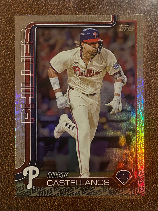 Nick Castellanos - 2025 Topps Series 2 - Fanatics Exclusive Topps Foil Border - Phillies