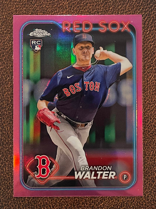 Brandon Walter - 2024 Topps Chrome - Pink Refractor - Red Sox