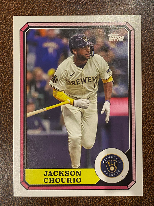 Jackson Chourio - 2025 Topps Archives - Boardwalk Insert - Brewers