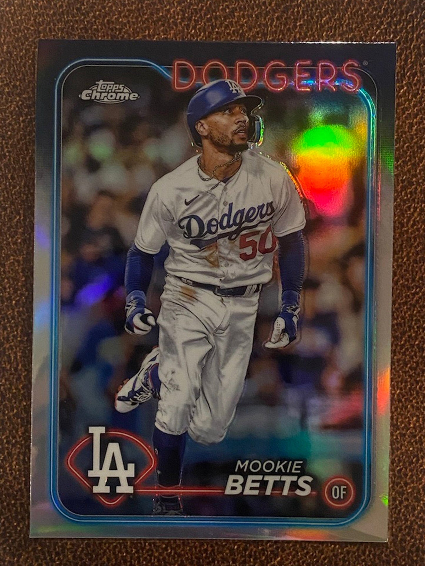 Mookie Betts - 2024 Topps Chrome - Refractor - Dodgers