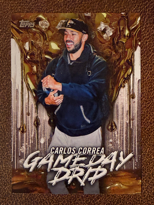 Carlos Correa - 2026 Topps Series 1 - Gameday Drip Insert - Astros