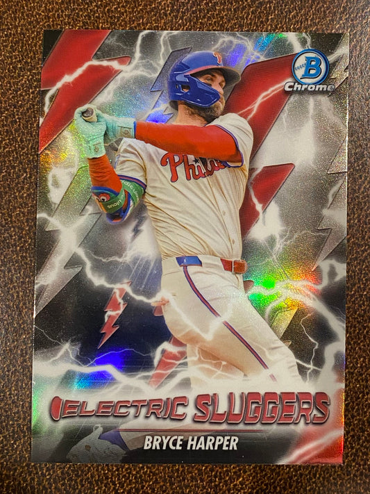 Bryce Harper - 2026 Bowman - Electric Sluggers Insert - Phillies