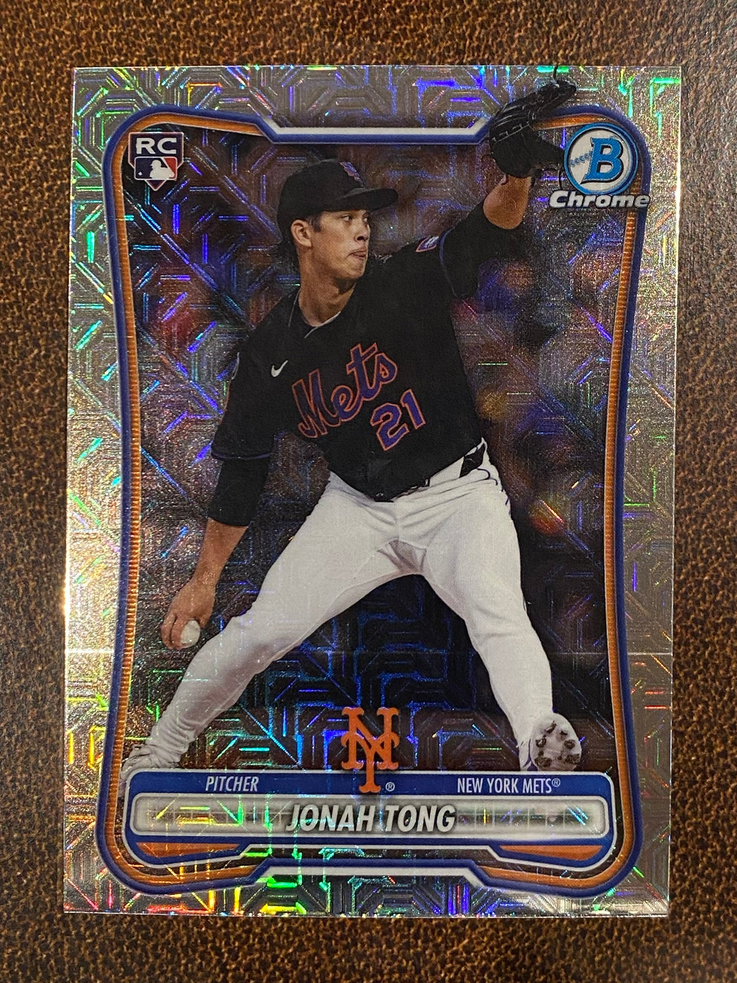 Jonah Tong - 2026 Bowman - Rookie MOJO Refractor - Mets