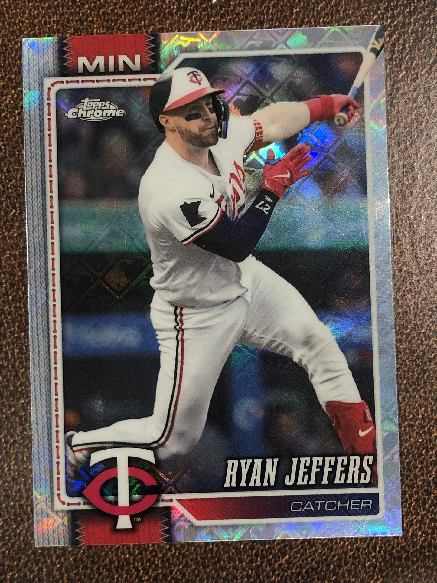 Ryan Jeffers - 2026 Topps Chrome Logofractor - Base Logofractor - Twins