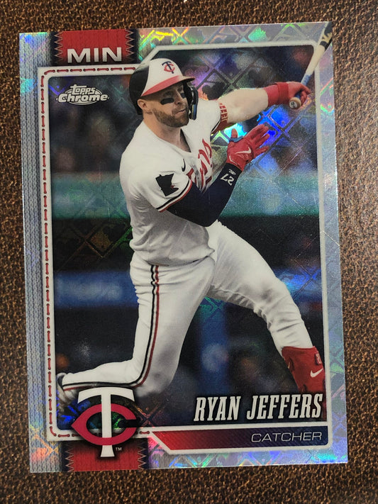 Ryan Jeffers - 2026 Topps Chrome Logofractor - Base Logofractor - Twins