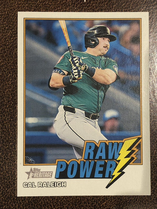 Cal Raleigh - 2026 Topps Heritage - Raw Power - Mariners