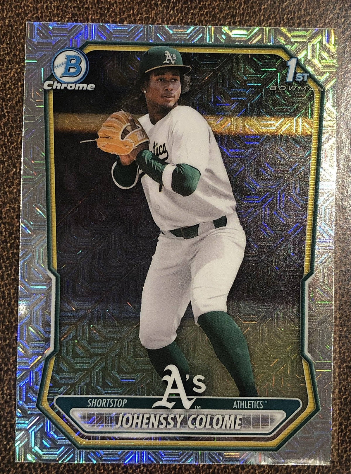 Johenssy Colome - 2026 Bowman Chrome - 1st Bowman MOJO - Athletics
