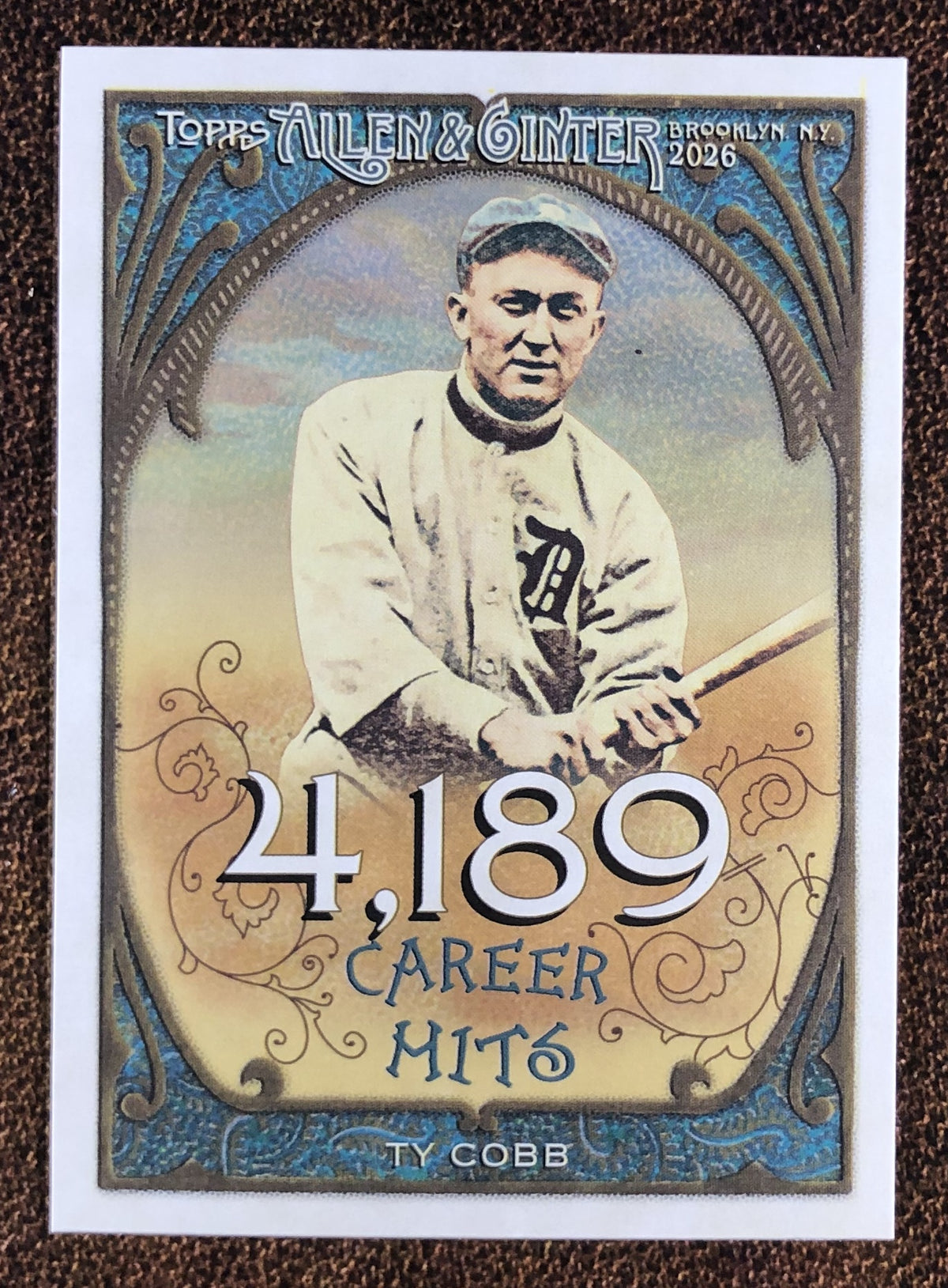 Ty Cobb - 2026 Topps Allen & Ginter - Career Insert (CR-3) - Tigers