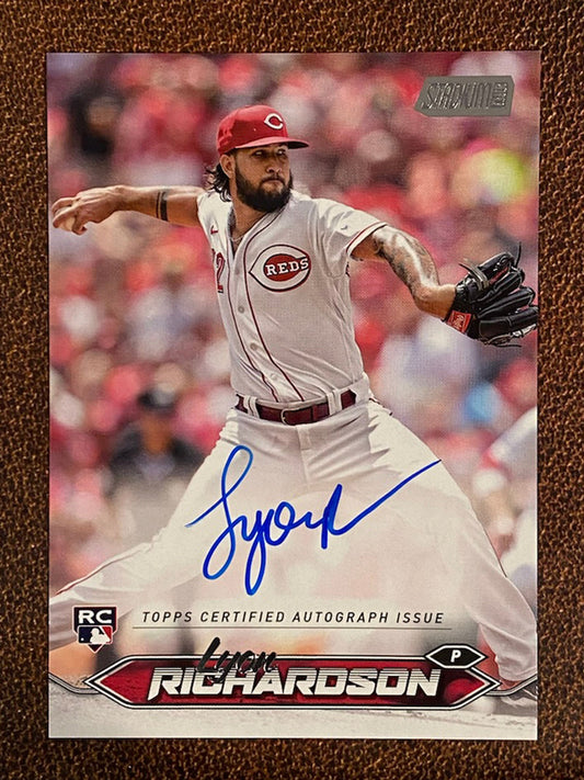 Lyon Richardson - 2024 Topps Stadium Club - AUTO - Reds