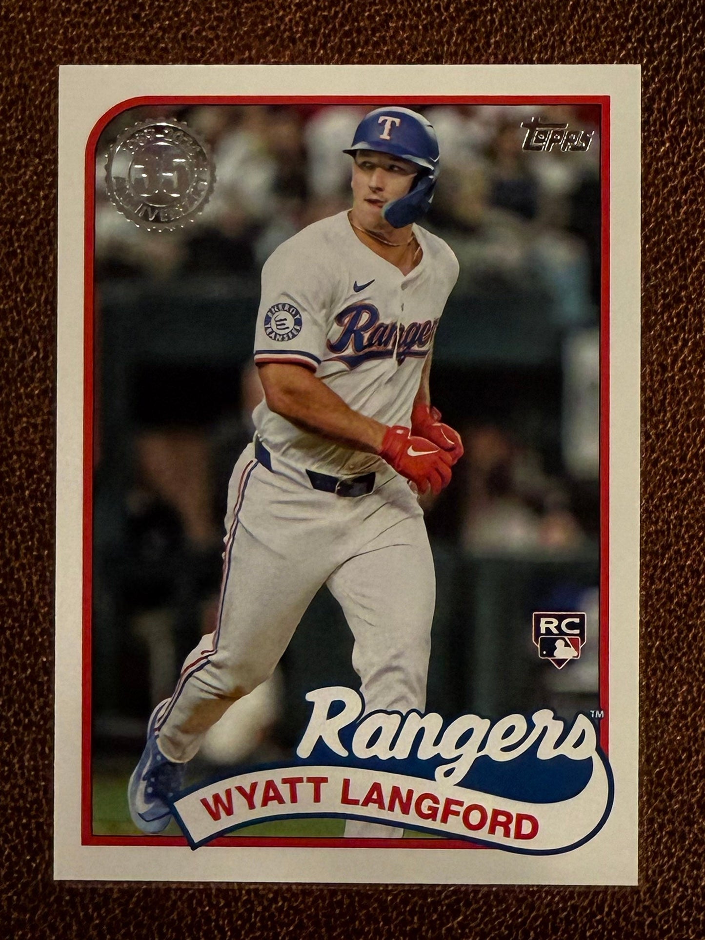 Wyatt Langford - 2024 Topps Update - 1989 Insert - Rangers