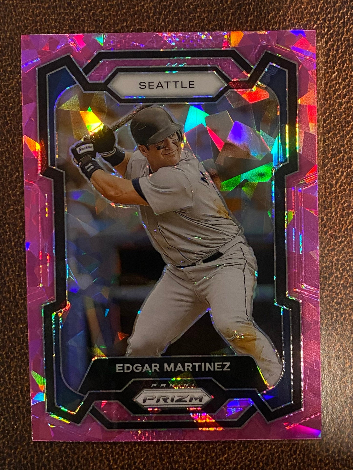 Edgar Martinez - 2024 Panini Prizm - Pink Ice - Mariners
