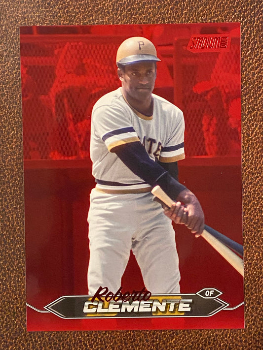 Roberto Clemente - 2024 Topps Stadium Club - Red Foil - Pirates