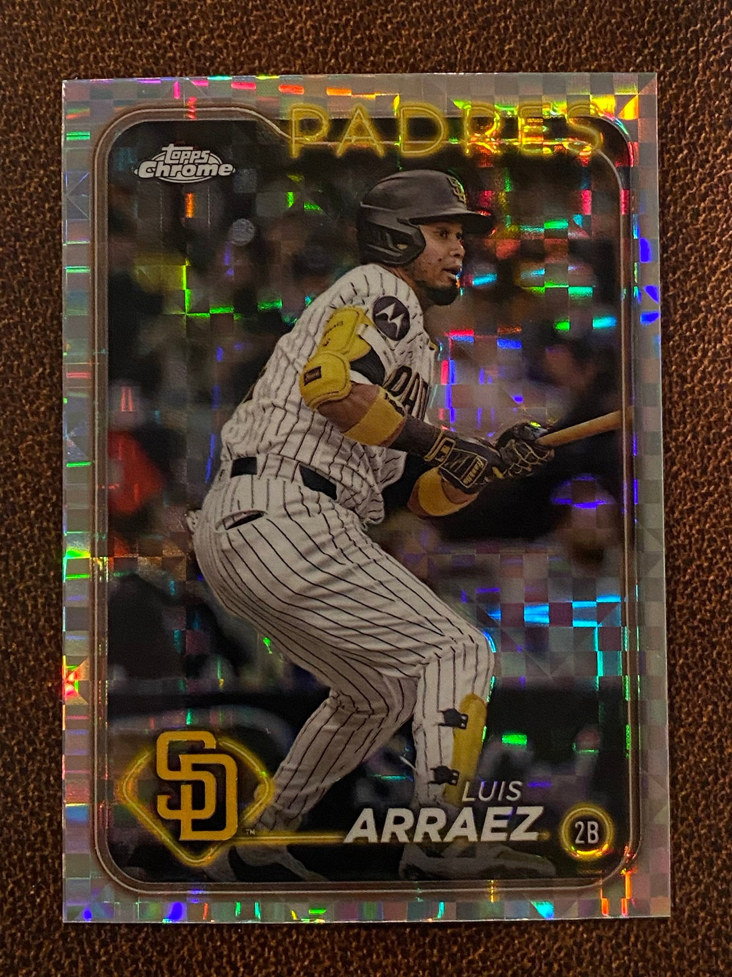 Luis Arraez - 2024 Topps Chrome Update - XFractor - Padres