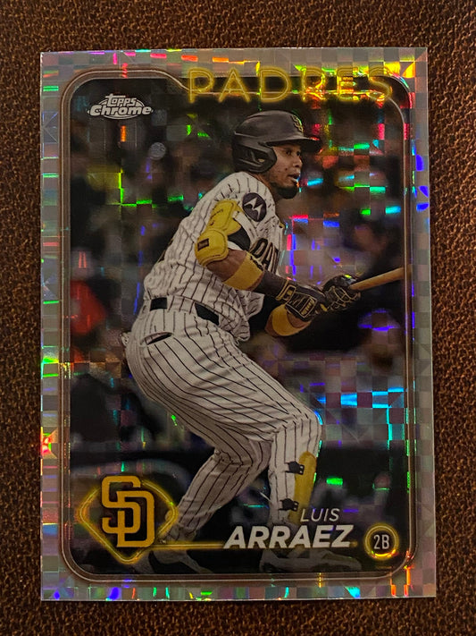 Luis Arraez - 2024 Topps Chrome Update - XFractor - Padres