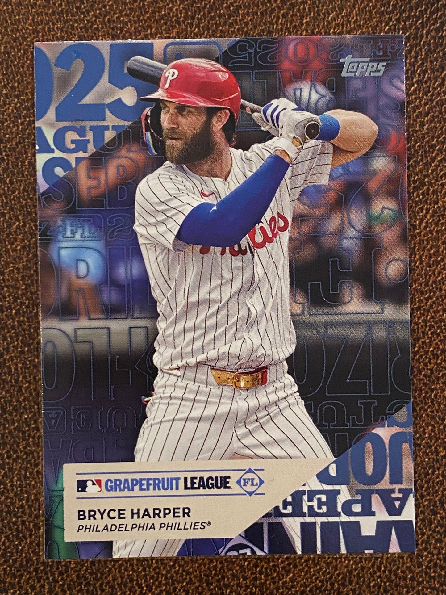 Bryce Harper - 2025 Topps Series 1 - Training Ground - Phillies