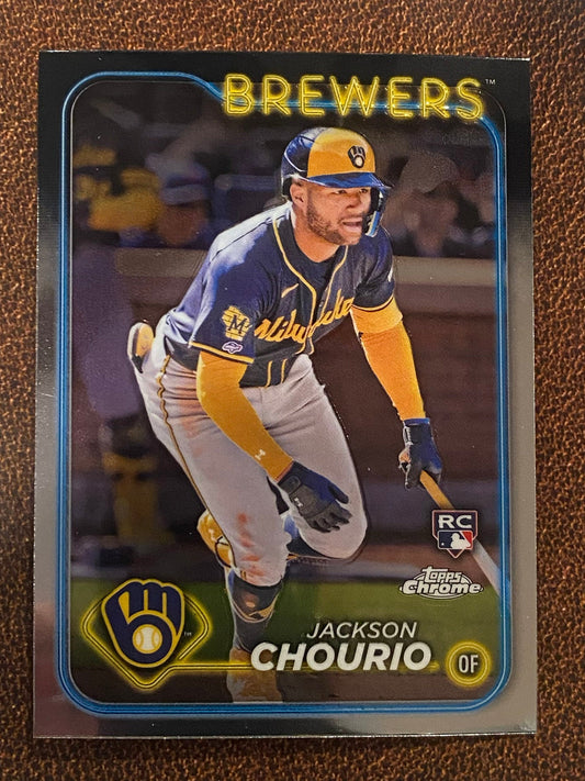 Jackson Chourio - 2024 Topps Chrome - Base Rookie - Brewers