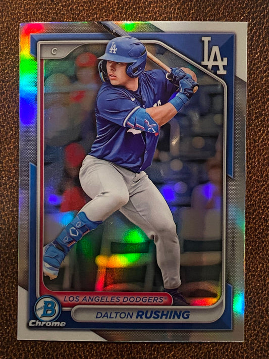Dalton Rushing - 2024 Bowman Draft - Refractor - Dodgers