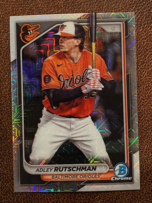 Adley Rutschman - 2024 Bowman - Mojo Refractor - Orioles