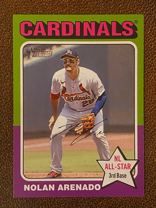 Nolan Arenado - 2024 Topps Heritage - Low Number Short Prints - Cardinals