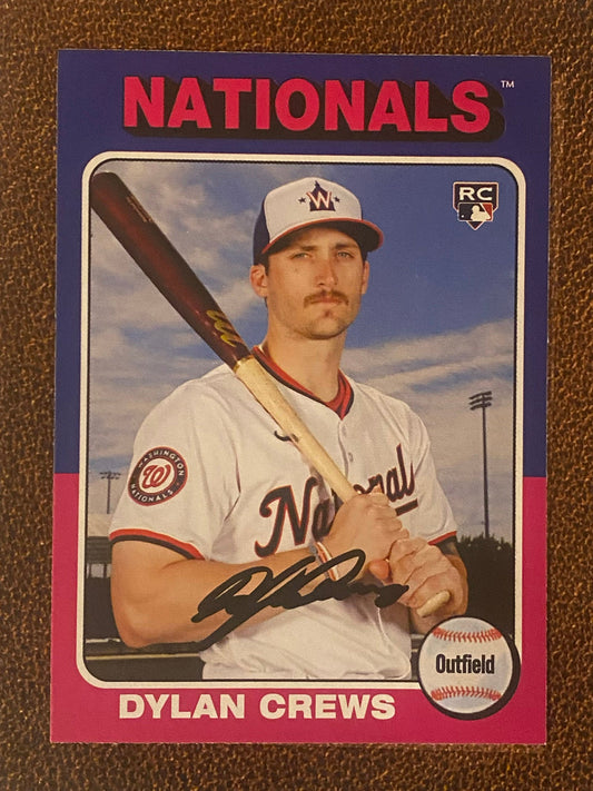 Dylan Crews - 2025 Topps Heritage - 25th Anniversary Insert - Nationals